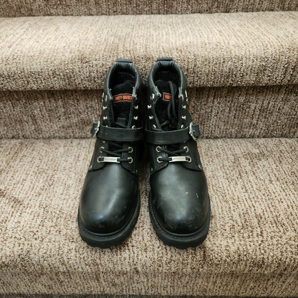 Harley Davidson Women's Leather Biker Boots